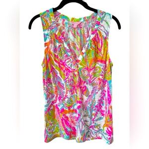Lilly Pulitzer Essie top in Scuba to Cuba